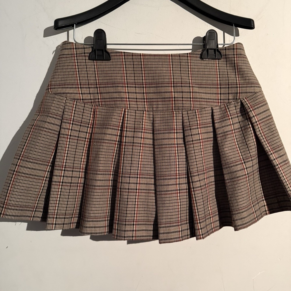 Y2K altar'd state Small School Girl Plaid Skirt Pleated Preppy Tartan - Picture 3 of 5